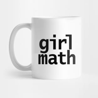 Girl Math Mug